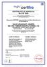 CERTIFICATE OF APPROVAL No CAF 5020
