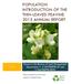 POPULATION INTRODUCTION OF THE THIN-LEAVED PEAVINE: 2015 ANNUAL REPORT