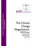 ecbi Working Paper The Climate Change Negotiations: REDD-plus European Capacity Building Initiative