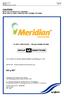 MERIDIAN Insecticide 27 May 2004 Draft label Page 1 of g label/booklet format base label. ACTIVE CONSTITUENT: 250 g/kg THIAMETHOXAM
