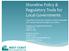 Shoreline Policy & Regulatory Tools for Local Governments