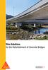 Sika Solutions for the Refurbishment of Concrete Bridges. Innovation & Consistency. since 1910