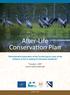 After-Life Conservation Plan