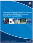 Regulatory Oversight Report for Uranium and Nuclear Substance Processing Facilities in Canada: 2014