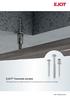 EJOT Concrete screws. ETA-approved concrete screws for cracked and non-cracked concrete