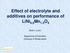 Effect of electrolyte and additives on performance of LiNi 0.5 Mn 1.5 O 4