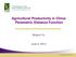 Agricultural Productivity in China: Parametric Distance Function