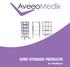 AveeoMedix WIRE STORAGE PRODUCTS. for Healthcare