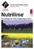 Nutrilime. The solution for soil conditioning is here. Penrice Soda Holdings Limited Quarry & Mineral ABN Committed To Success