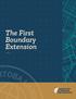 The First Boundary Extension