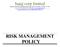 RISK MANAGEMENT POLICY