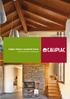 ALWAYS ON TOP. Caliplac Wooden Sandwich Panels: smart solutions for construction