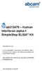 ab Human Interferon alpha-1 SimpleStep ELISA Kit
