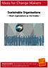 Sustainable Organisations. - Micah organisations as role models -