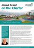 on the Charter Annual Report Chair s Introduction For further information visit   or call us on