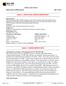 Safety Data Sheet. Material Name: EPDM Membrane SDS Section 1 - PRODUCT AND COMPANY IDENTIFICATION