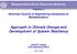 Approach to Climate Change and Development of System Resiliency