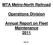 MTA Metro-North Railroad. Operations Division. Annual Report on Fleet Maintenance 2011