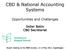 CBD & National Accounting Systems