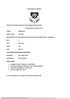 AAG 610S POLYTECHNIC OF NAMIBIA SCHOOL OF NATURAL RESOURCES MANAGEMENT AND TOURISM DEPARTMENT OF AGRICULTURE COURSE AGRONOMY COURSE CODE