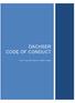 DACHSER CODE OF CONDUCT. Dachser Corporate Compliance Integrity in Logistics