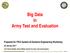 Big Data in Army Test and Evaluation