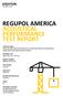 REGUPOL AMERICA ACOUSTICAL PERFORMANCE TEST REPORT