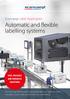 Automatic and flexible labelling systems