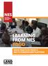 LEARNING FROM NES TOGO