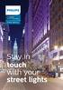 CityTouch connect application. Public lighting. Stay in touch with your street lights