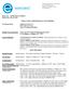 STRUCTURAL PERFORMANCE TEST REPORT. Series Casement (Rep/Impact/AAMA) C-C70 940mm x 1930mm (37 x 76 )