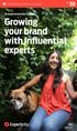 Growing your brand with influential experts