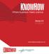 KnowHow. Where business meets science. Media Kit F Y 13 /14.
