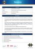 Netcare Kuils River Hospital and Netcare Ceres Hospital ROLE SUMMARY