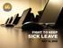 FIGHT TO KEEP SICK LEAVE