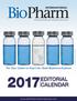 Calendar. The Clear Solution to Reach the Global Biopharma Audience.   INTERNATIONAL