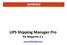 UPS Shipping Manager Pro for Magento 2.x.