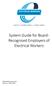 System Guide for Board Recognised Employers of Electrical Workers
