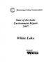 Mississippi Valley Conservation. State of the Lake Environment Report White Lake. 'Watch
