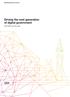 IBM Global Business Services Driving the next generation of digital government