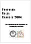 P ROPOSED R ULES C HANGES 2004