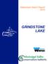 Watershed Watch Report 2015 GRINDSTONE LAKE