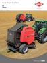 Variable Chamber Round Balers VB SERIES.   be strong, be