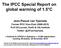 The IPCC Special Report on global warming of 1.5 C