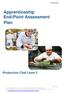 Apprenticeship End-Point Assessment Plan
