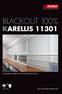 BLACKOUT 100% KARELLIS INTELLIGENT FABRICS FOR SOLAR PROTECTION. Width: 300 cm COLLECTION