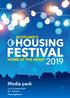 HOME AT THE HEART. Media pack. 12 & 13 March 2019 SEC, Glasgow #housingfestival