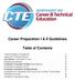 Career Preparation I & II Guidelines Table of Contents