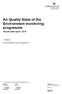 Air Quality State of the Environment monitoring programme
