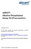 ab83371 Alkaline Phosphatase Assay Kit (Fluorometric)